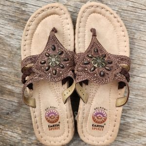 Earth Spirit Beaded Boho Sandals